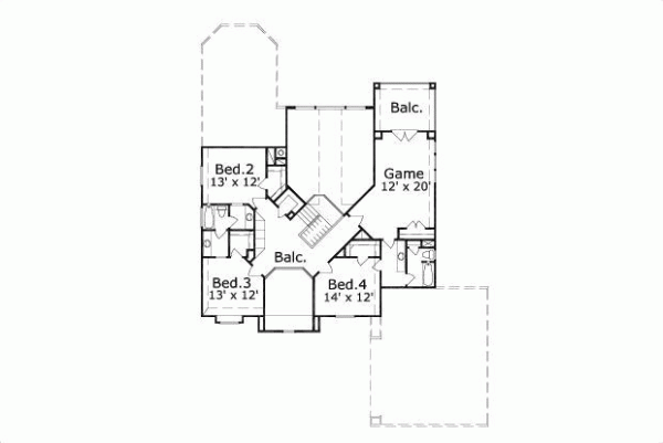 Upper/Second Floor Plan: 19-647