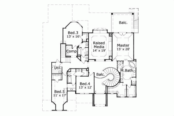 Upper/Second Floor Plan: 19-648