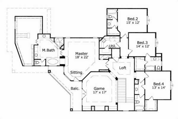 Upper/Second Floor Plan: 19-649