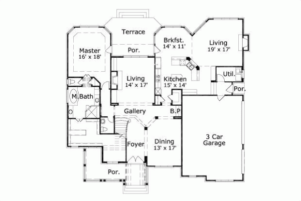 Main Floor Plan: 19-650