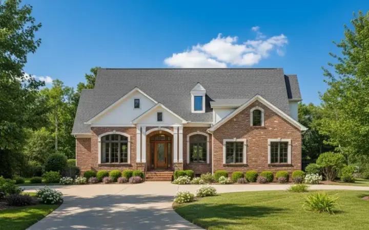 Traditional house plans 19-652 - front exterior, 3,903 sq ft, 4 bed, 3 bath house plans | Monster House Plans