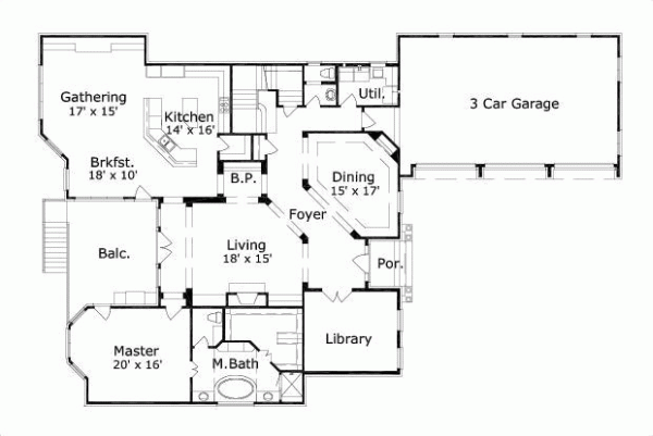 Main Floor Plan: 19-652