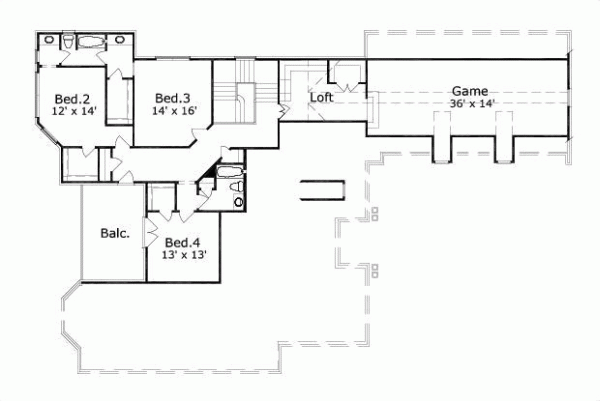 Upper/Second Floor Plan: 19-652