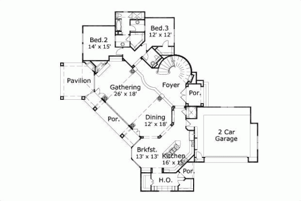 Main Floor Plan: 19-654