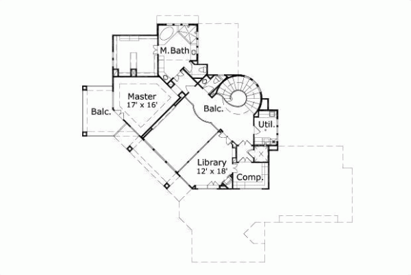 Upper/Second Floor Plan: 19-654