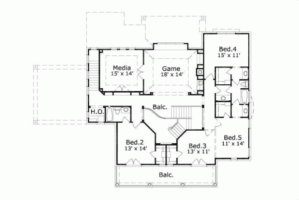 Upper/Second Floor Plan:19-655