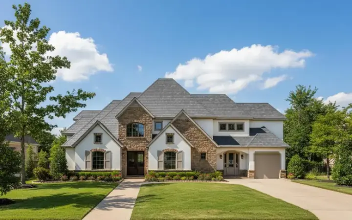 Traditional house plans 19-659 - front exterior, 5,621 sq ft, 5 bed, 4 bath house plans | Monster House Plans