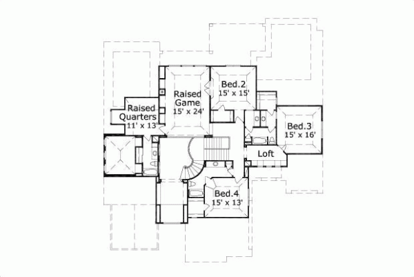 Upper/Second Floor Plan: 19-659