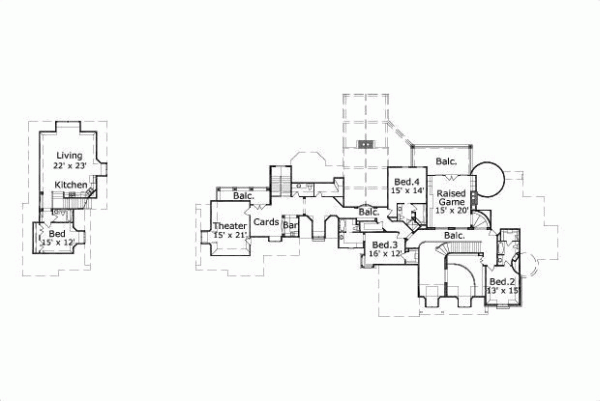 Upper/Second Floor Plan: 19-660