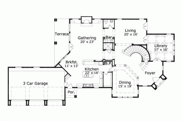 Main Floor Plan: 19-663