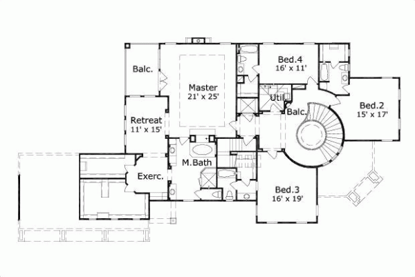 Upper/Second Floor Plan: 19-663