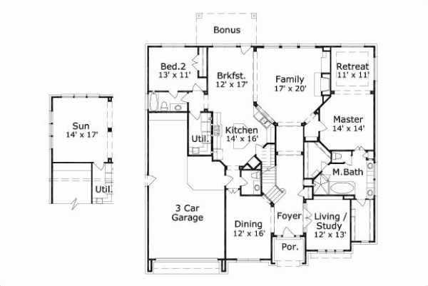 Main Floor Plan: 19-666