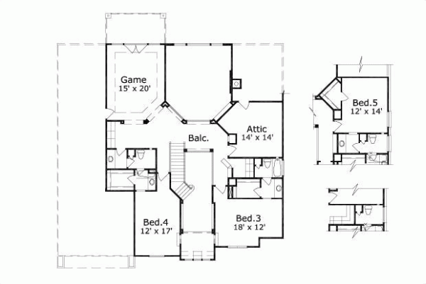 Upper/Second Floor Plan: 19-667