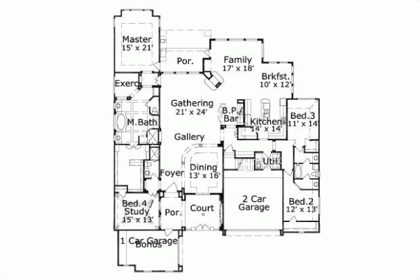 Main Floor Plan: 19-668