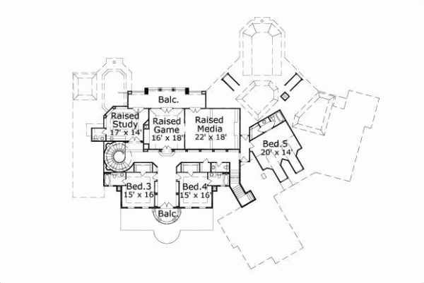 Upper/Second Floor Plan: 19-671