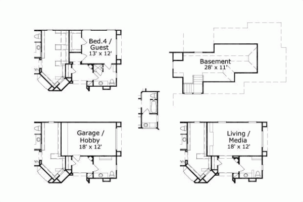 Upper/Second Floor Plan: 19-672