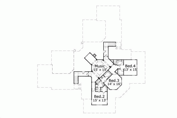 Upper/Second Floor Plan: 19-673