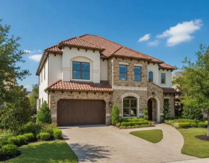 Tuscan house plans 19-675 - front exterior, 4,957 sq ft, 3 bed, 4 bath house plans | Monster House Plans