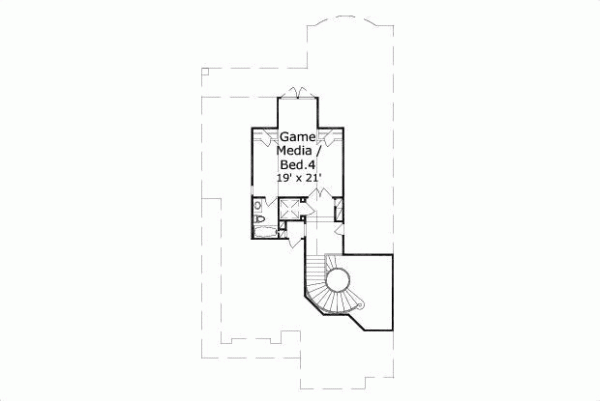 Upper/Second Floor Plan 19-675