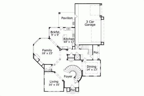 Main Floor Plan: 19-676