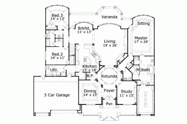 Main Floor Plan: 19-677