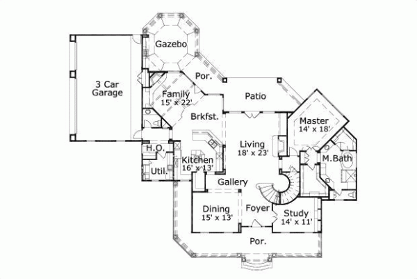 Main Floor Plan: 19-678