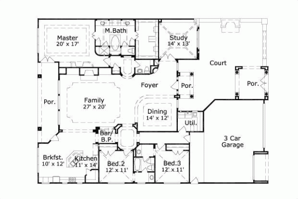 Main Floor Plan: 19-679