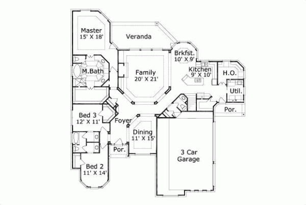 Main Floor Plan: 19-681
