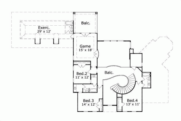 Upper/Second Floor Plan: 19-685