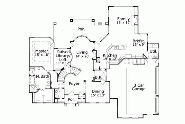 Main Floor Plan: 19-686
