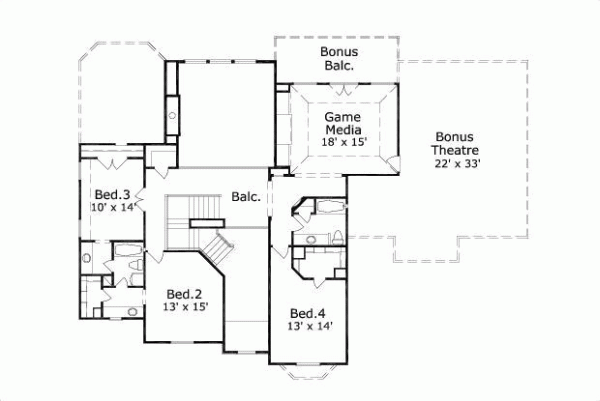 Upper/Second Floor Plan: 19-687