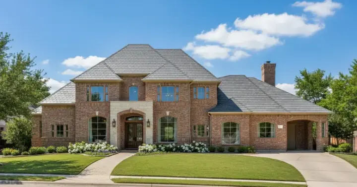 Traditional house plans 19-688 - front exterior, 4,404 sq ft, 4 bed, 4 bath house plans | Monster House Plans