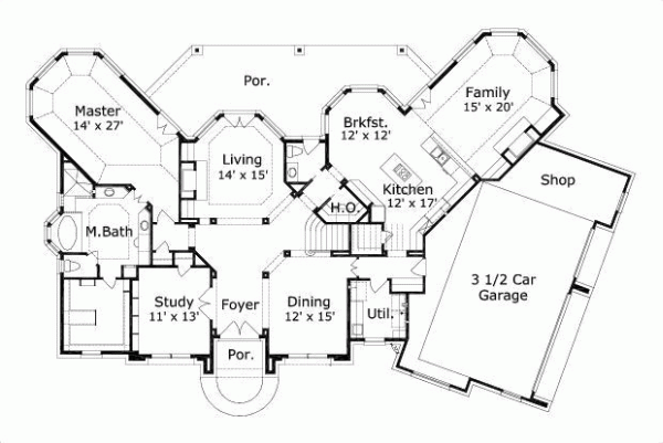 Main Floor Plan: 19-688