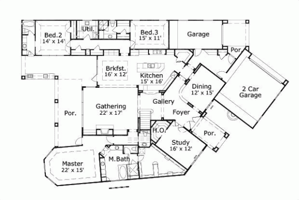 Main Floor Plan: 19-691