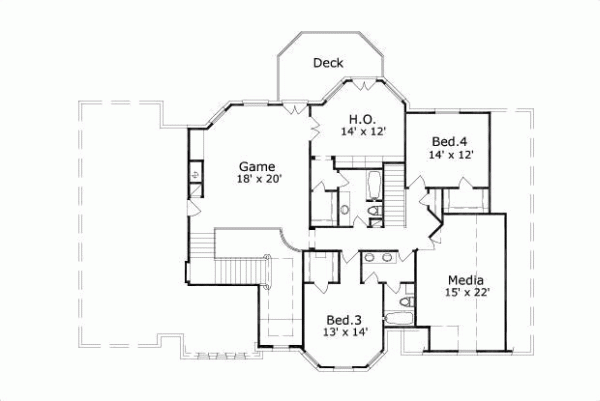 Upper/Second Floor Plan: 19-692