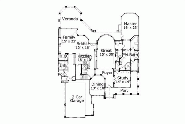 Main Floor Plan: 19-693