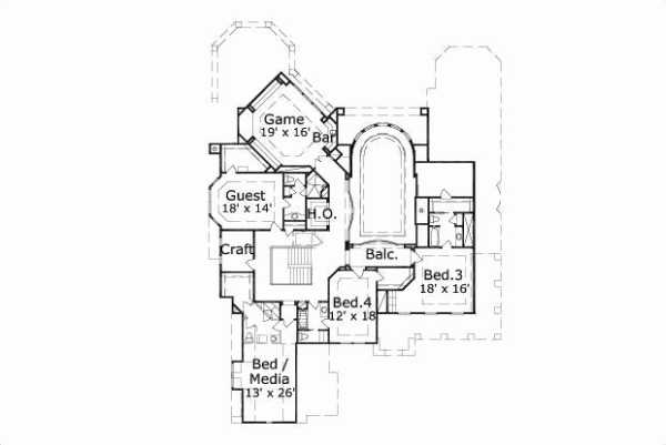 Upper/Second Floor Plan: 19-693