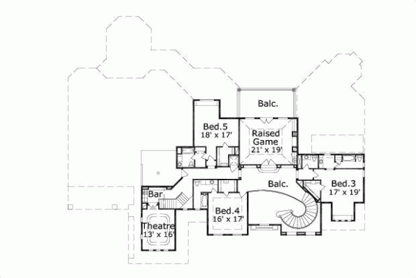 Upper/Second Floor Plan: 19-697