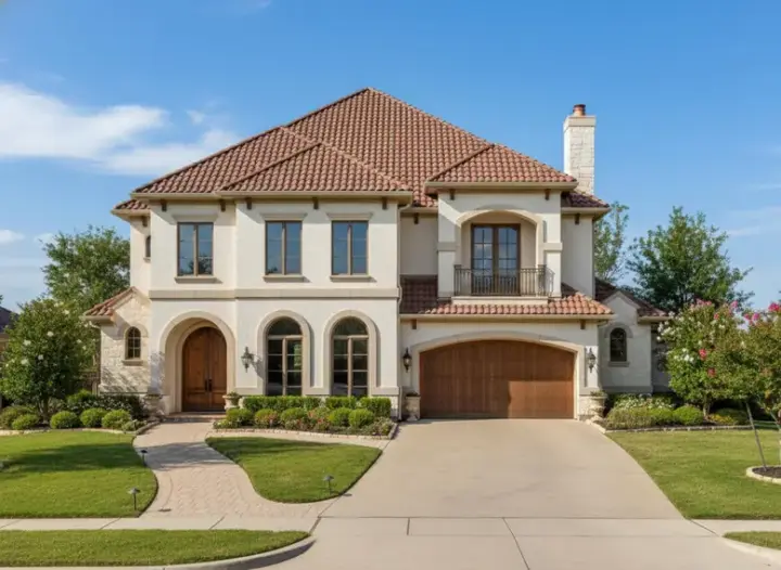 Mediterranean house plans 19-699 - front exterior, 5,241 sq ft, 4 bed, 5 bath house plans | Monster House Plans