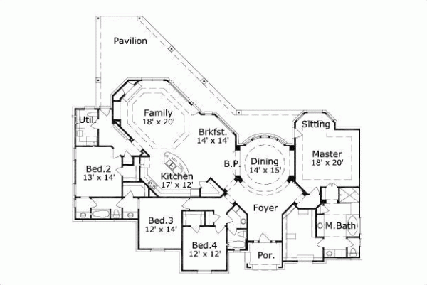Main Floor Plan: 19-700