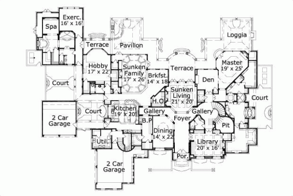 Main Floor Plan: 19-701