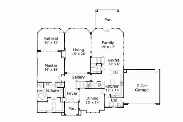 Main Floor Plan: 19-702