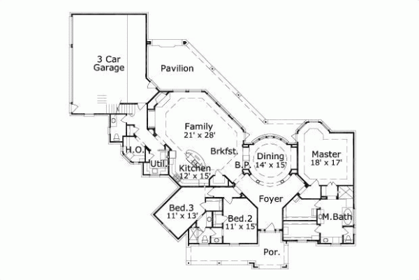 Main Floor Plan: 19-704