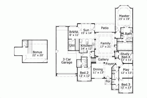 Main Floor Plan: 19-709