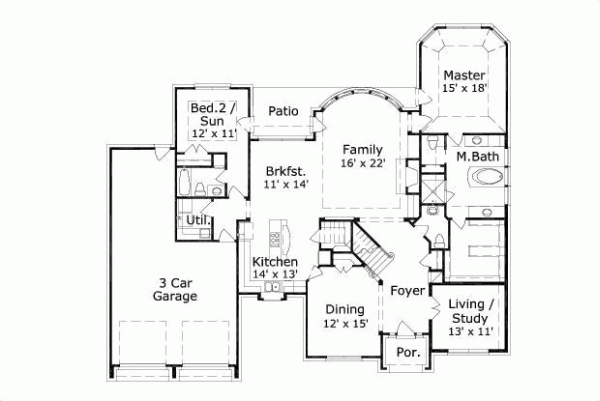 Main Floor Plan: 19-711