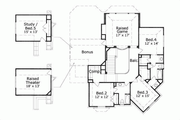 Upper/Second Floor Plan: 19-714