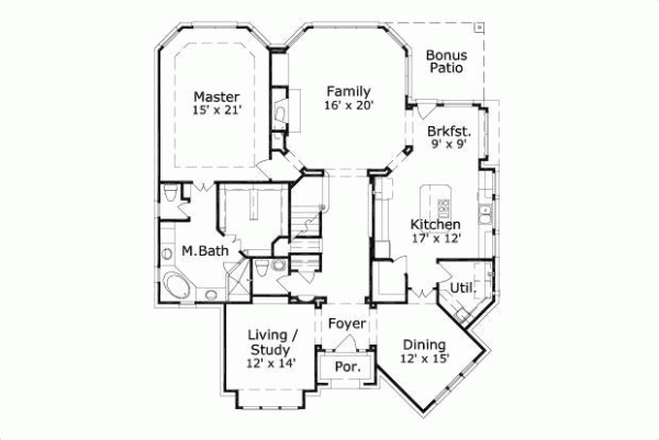 Main Floor Plan: 19-715