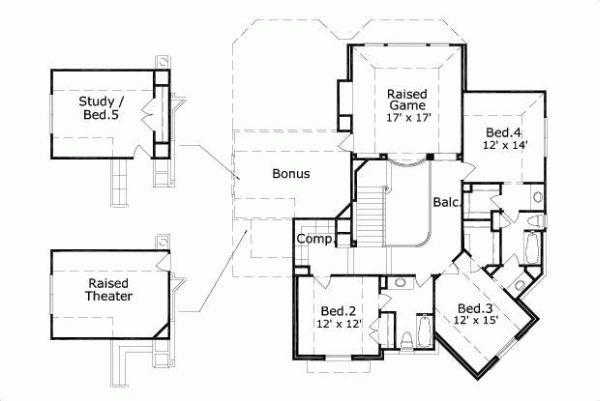 Upper/Second Floor Plan: 19-715
