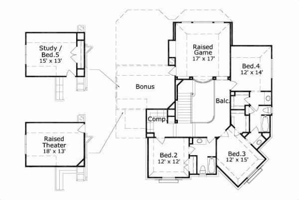 Upper/Second Floor Plan:19-716