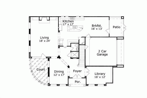 Main Floor Plan: 19-718